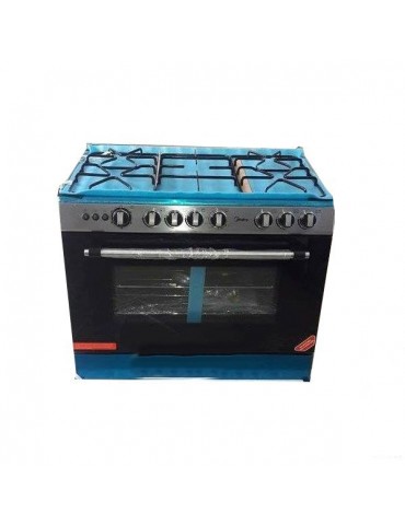 CUISINIÈRE TECHNOLUX 5 FEUX 90X60 INOX